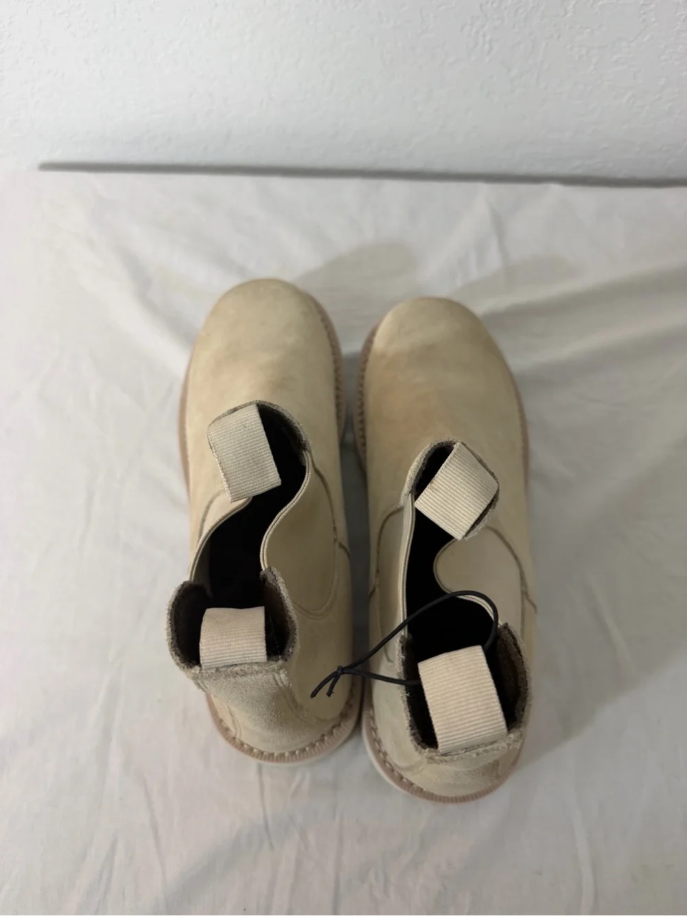 Ariat Beige Suede Chukka Boots for Men